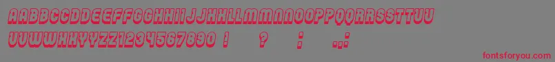 Password Italic Font – Red Fonts on Gray Background