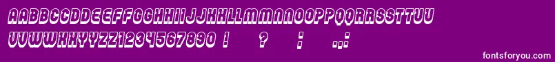 fuente Password Italic – Fuentes Blancas Sobre Fondo Morado