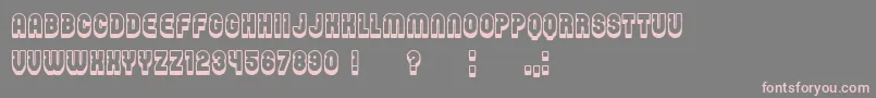 フォントPassword – 灰色の背景にピンクのフォント