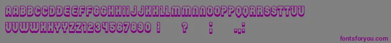Password Font – Purple Fonts on Gray Background