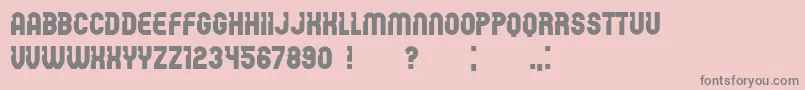 PasswordBook Font – Gray Fonts on Pink Background