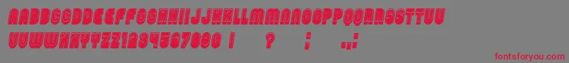 PasswordFilled Italic Font – Red Fonts on Gray Background