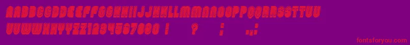 PasswordFilled Italic Font – Red Fonts on Purple Background
