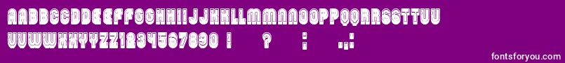 fuente PasswordFilled – Fuentes Blancas Sobre Fondo Morado