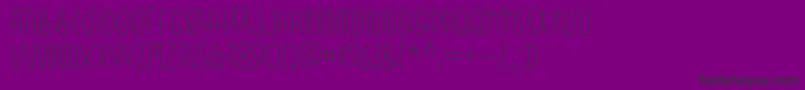 Pasto Sharp Thin Font – Black Fonts on Purple Background