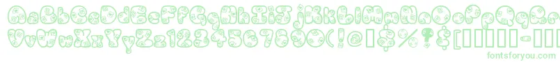 Fonte Patches – fontes verdes