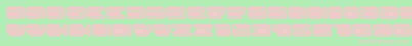 PatrioticFilled Font – Pink Fonts on Green Background