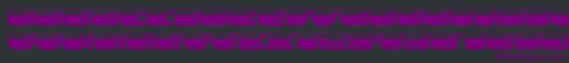 PatrioticLight-Schriftart – Violette Schriften auf schwarzem Hintergrund
