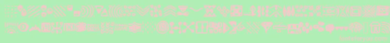 Подробнее о шрифте Patterns Шрифт Patterns – розовые шрифты на зелёном фоне