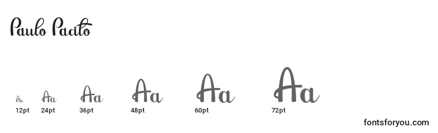 Paulo Pacito   Font Sizes