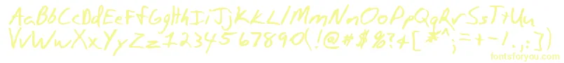 PAULSON -fontti – keltaiset fontit
