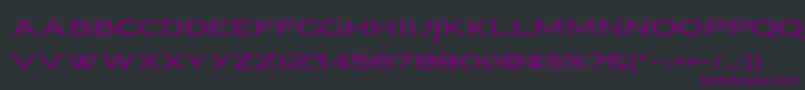 fuente Pauraque Serif Rough – Fuentes Moradas Sobre Fondo Negro