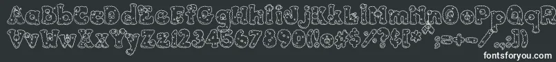 PC Snowballs Font – White Fonts