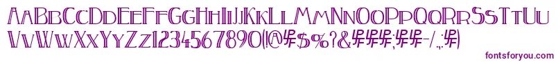 PEAKE Doubled Font – Purple Fonts