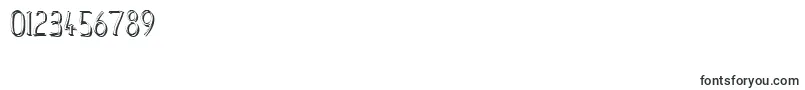 Peake Shadow Font – Fonts for Numbers and Digits