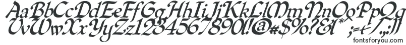 Шрифт Quilloblique – шрифты, начинающиеся на Q