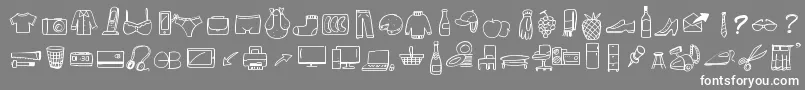 fuente PeaxWebdesignFreeIcons – Fuentes Blancas Sobre Fondo Gris