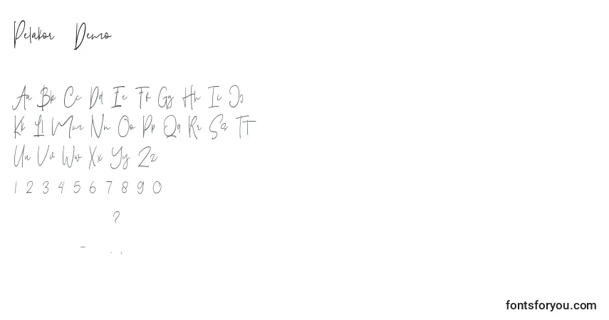 Pelakor  Demo  Font – alphabet, numbers, special characters