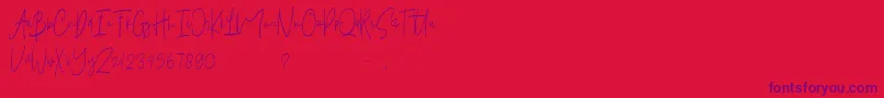 Más sobre la fuente Pelakor Demo fuente Pelakor Demo – Fuentes Moradas Sobre Fondo Rojo