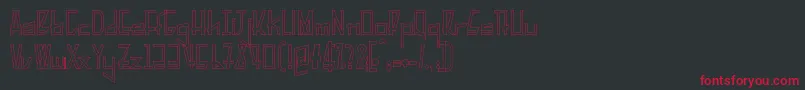 More about PelanquierHollow Font PelanquierHollow Font – Red Fonts on Black Background