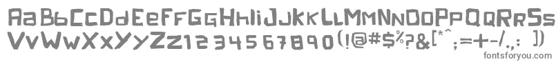 peleja regular 1 0 Font – Gray Fonts on White Background