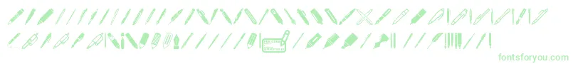 Pen Icons Font – Green Fonts