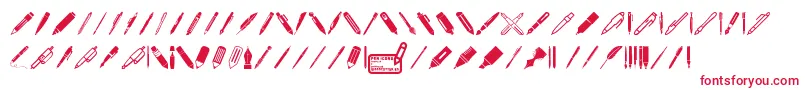 Pen Icons Font – Red Fonts