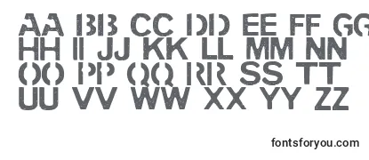 PENCIL STENCIL Font