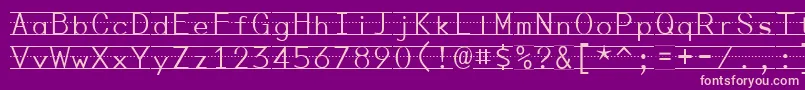 PENMP    Font – Pink Fonts on Purple Background