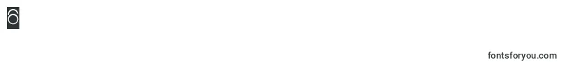 PEOPLE QUARK Inverse Font – Fonts for Digit 6