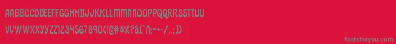 pepperland Font – Gray Fonts on Red Background