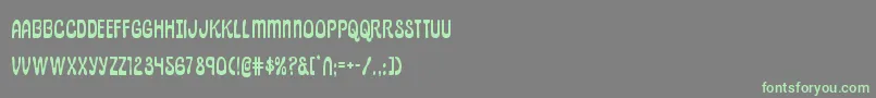 pepperland Font – Green Fonts on Gray Background