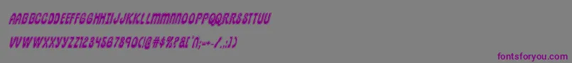 pepperlandacadital Font – Purple Fonts on Gray Background