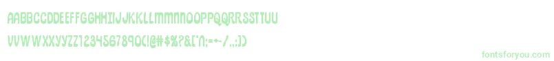 pepperlandbold Font – Green Fonts on White Background