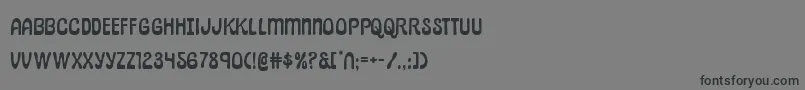 Шрифт pepperlandexpand – чёрные шрифты на сером фоне