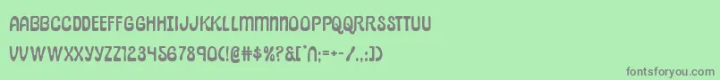Шрифт pepperlandexpand – серые шрифты на зелёном фоне