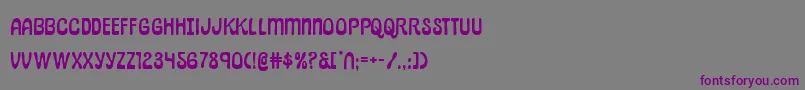 Шрифт pepperlandexpand – фиолетовые шрифты на сером фоне