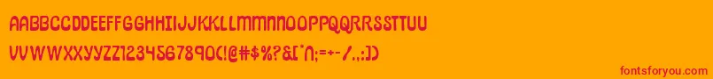fuente pepperlandexpand – Fuentes Rojas Sobre Fondo Naranja