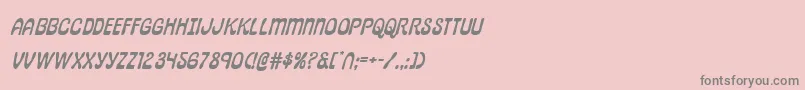 Więcej informacji o czcionce pepperlandexpandital Czcionka pepperlandexpandital – szare czcionki na różowym tle