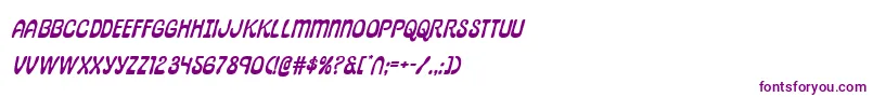 フォントpepperlandexpandital – 紫色のフォント