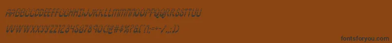 Więcej informacji o czcionce pepperlandgradital Czcionka pepperlandgradital – czarne czcionki na brązowym tle