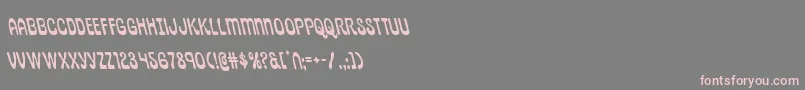 pepperlandleft Font – Pink Fonts on Gray Background