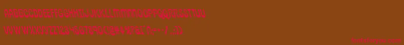 Шрифт pepperlandleft – красные шрифты на коричневом фоне