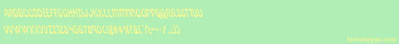 Więcej informacji o czcionce pepperlandleft Czcionka pepperlandleft – żółte czcionki na zielonym tle