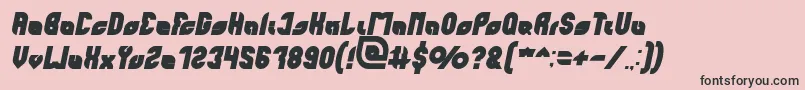 fuente perfect Bold Italic – Fuentes Negras Sobre Fondo Rosa