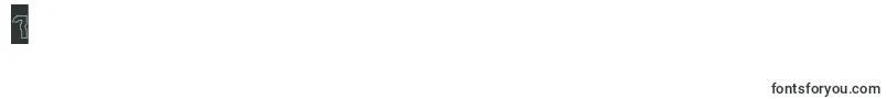 perfect Hollow Inverse Font – Fonts for Digit 7
