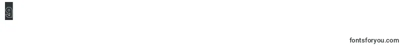 perfect Hollow Inverse Font – Fonts for Digit 9