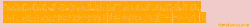 More about perfect Hollow Inverse Font perfect Hollow Inverse Font – Orange Fonts on Pink Background