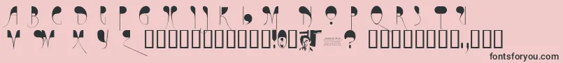 More about Chasezenparis Font Chasezenparis Font – Black Fonts on Pink Background