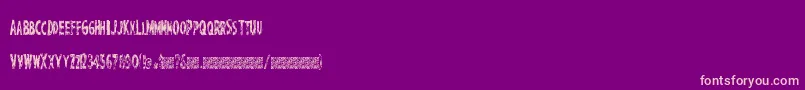 PerfectChisle Font – Pink Fonts on Purple Background